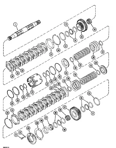 1286065C1 - Шайба 0,76мм толщ. фланца вала выходн. КПП TGT8./Mg.