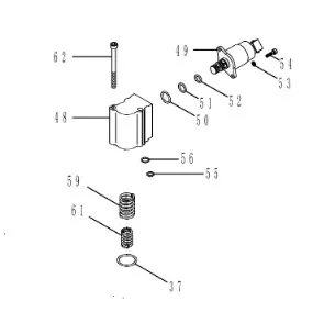 87354470 - Клапан соленоидн. секции гидрораспр. TGT8/Mg.