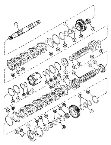 1286061C1 - Шайба 0,08мм толщ. фланца вала выходн. КПП TG T8./Mg.